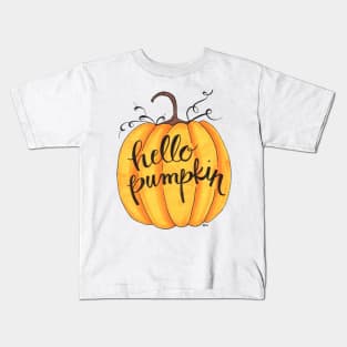 Hello Pumpkin Kids T-Shirt